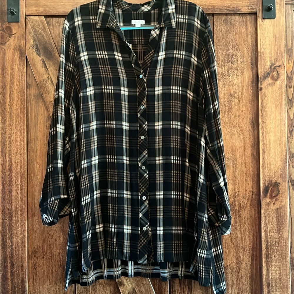 J Jill Tunic - button down blouse
